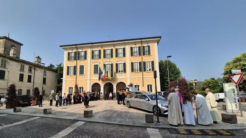 Cellatica, l'ultimo saluto al sindaco Marco Marini