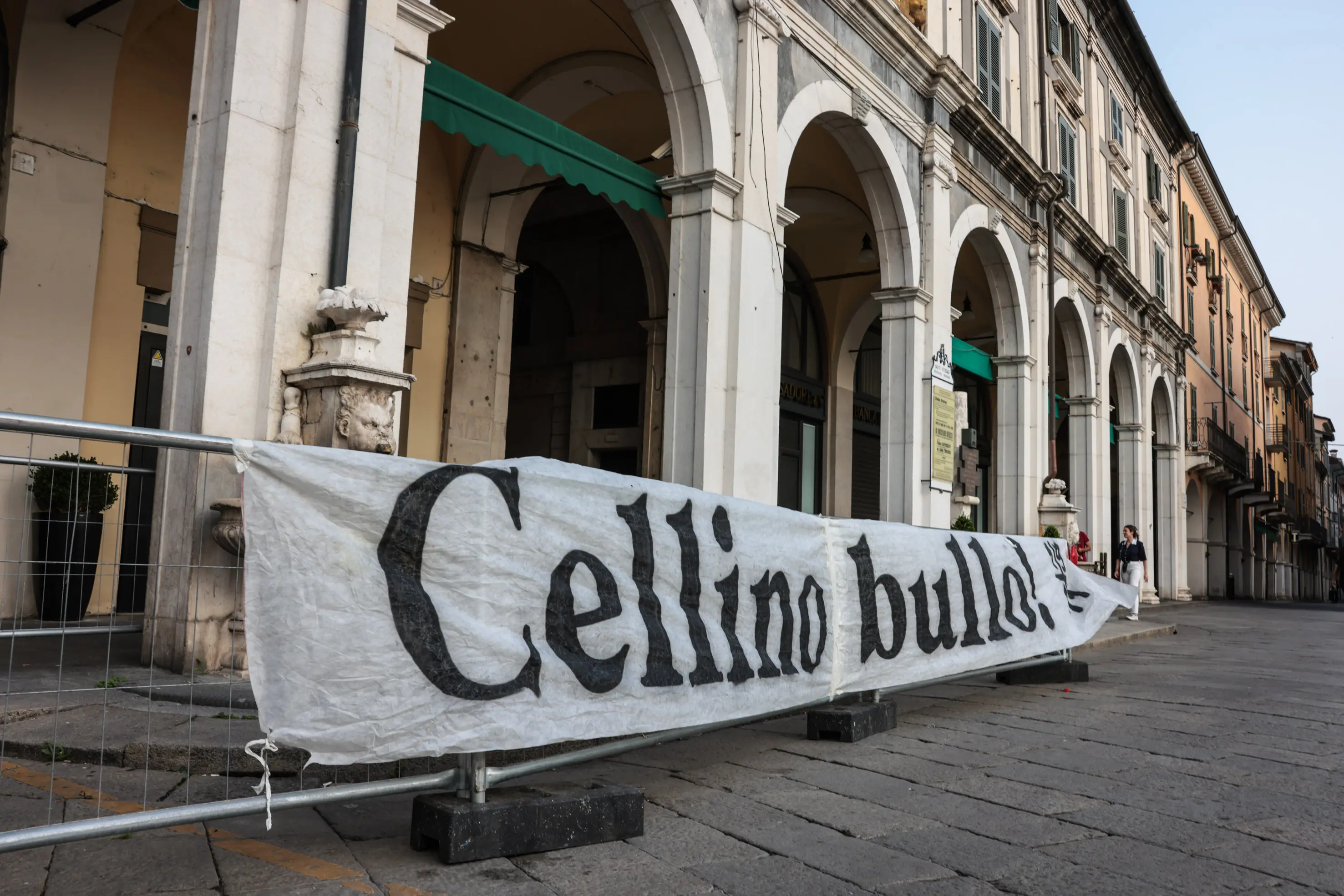 Sport Cronaca Tavola indetta dalla Loggia per salvare il Brescia nella foto 1911 protesta 09/06/2025 Comincini©NewReporter
