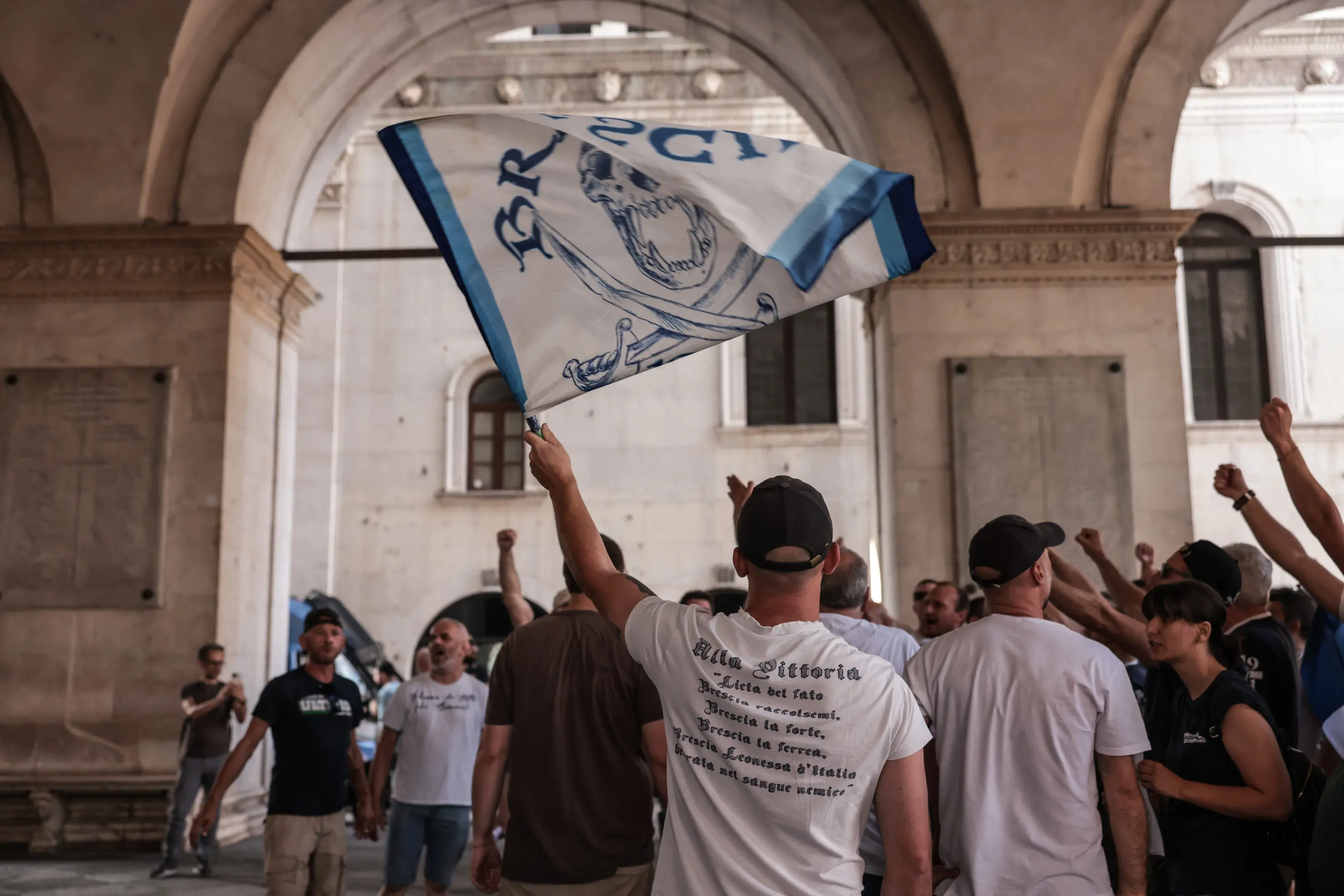 Sport Cronaca Tavola indetta dalla Loggia per salvare il Brescia nella foto contestazione 1911 09/06/2025 Comincini©NewReporter