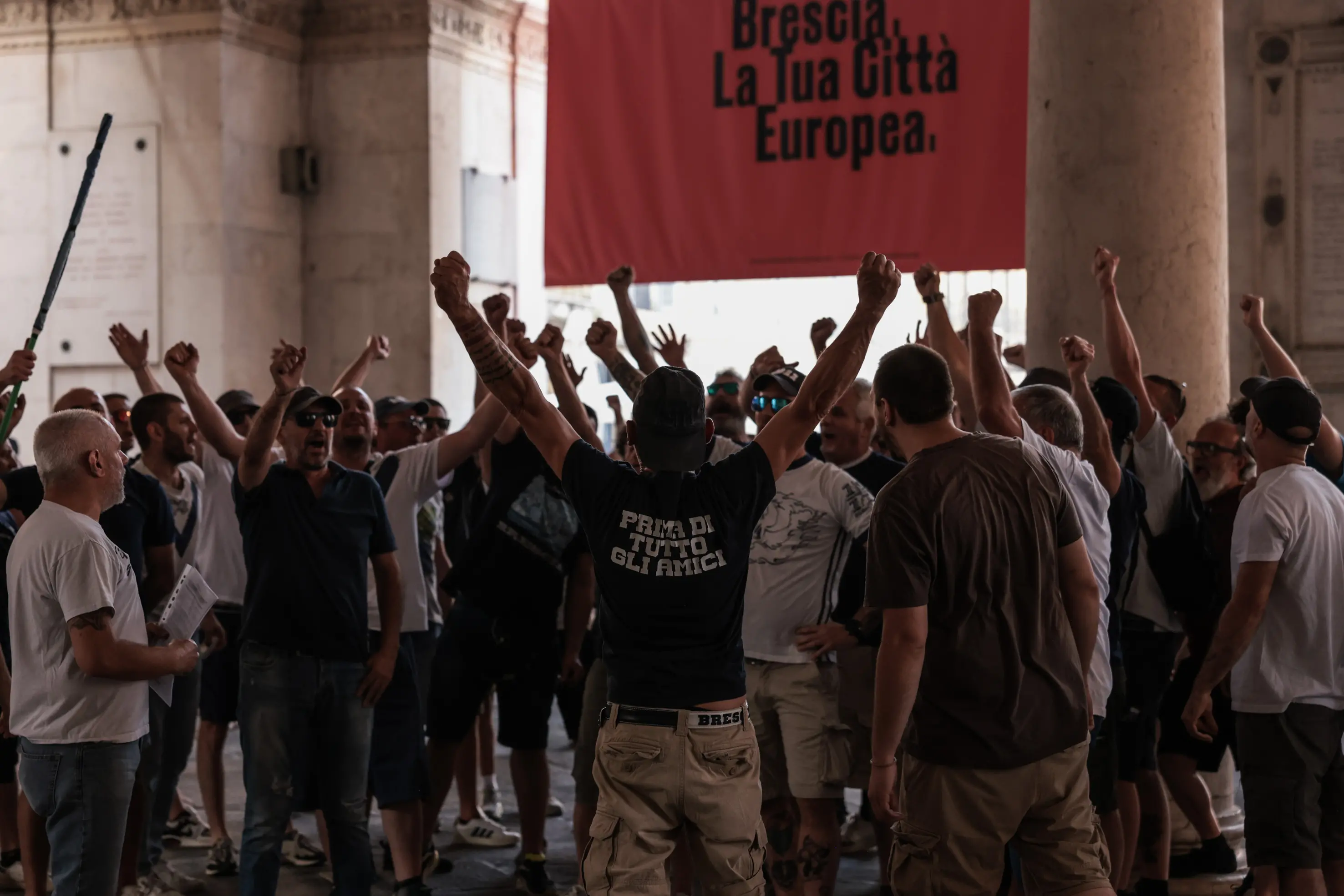 Sport Cronaca Tavola indetta dalla Loggia per salvare il Brescia nella foto contestazione 1911 09/06/2025 Comincini©NewReporter