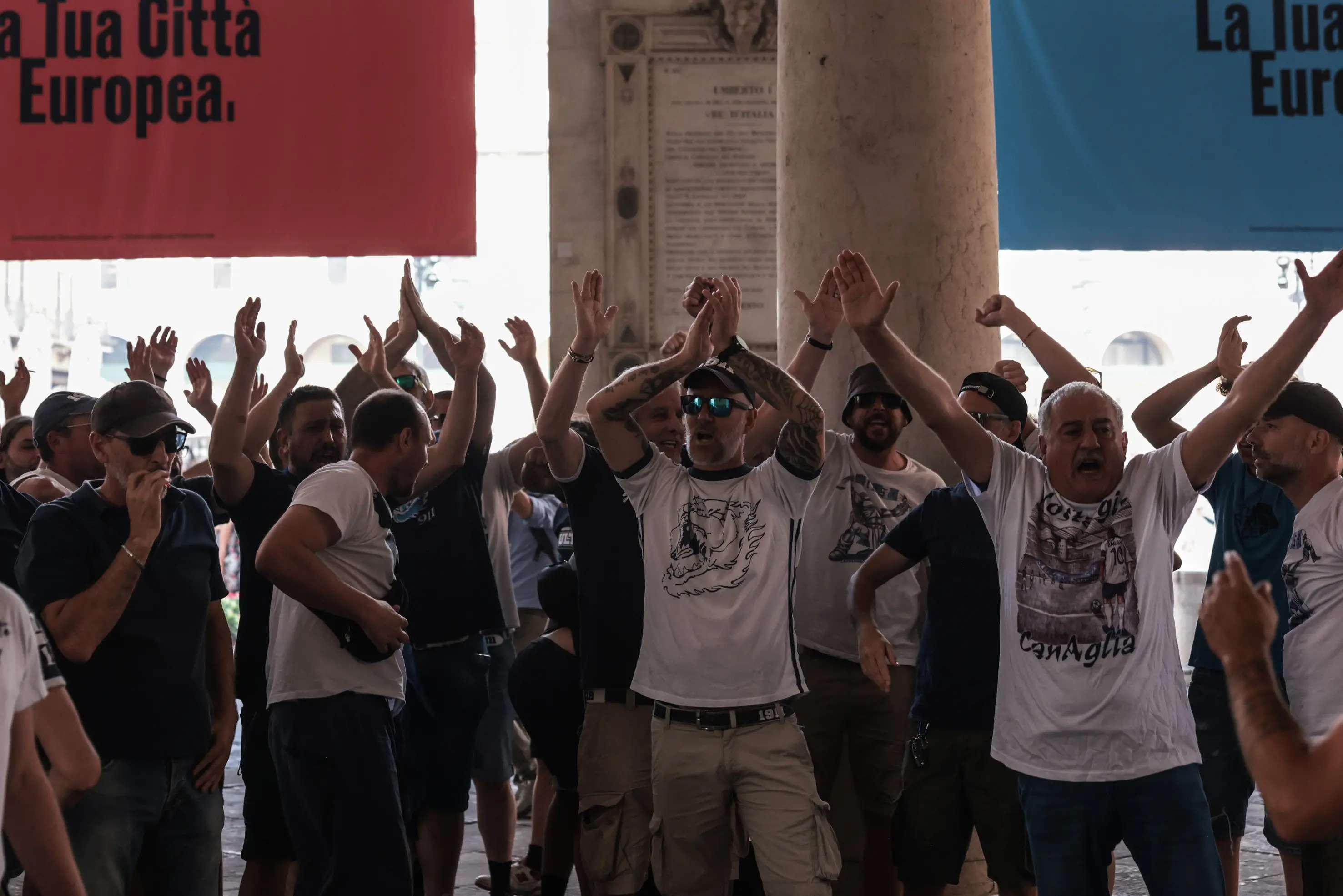 Sport Cronaca Tavola indetta dalla Loggia per salvare il Brescia nella foto contestazione 1911 09/06/2025 Comincini©NewReporter