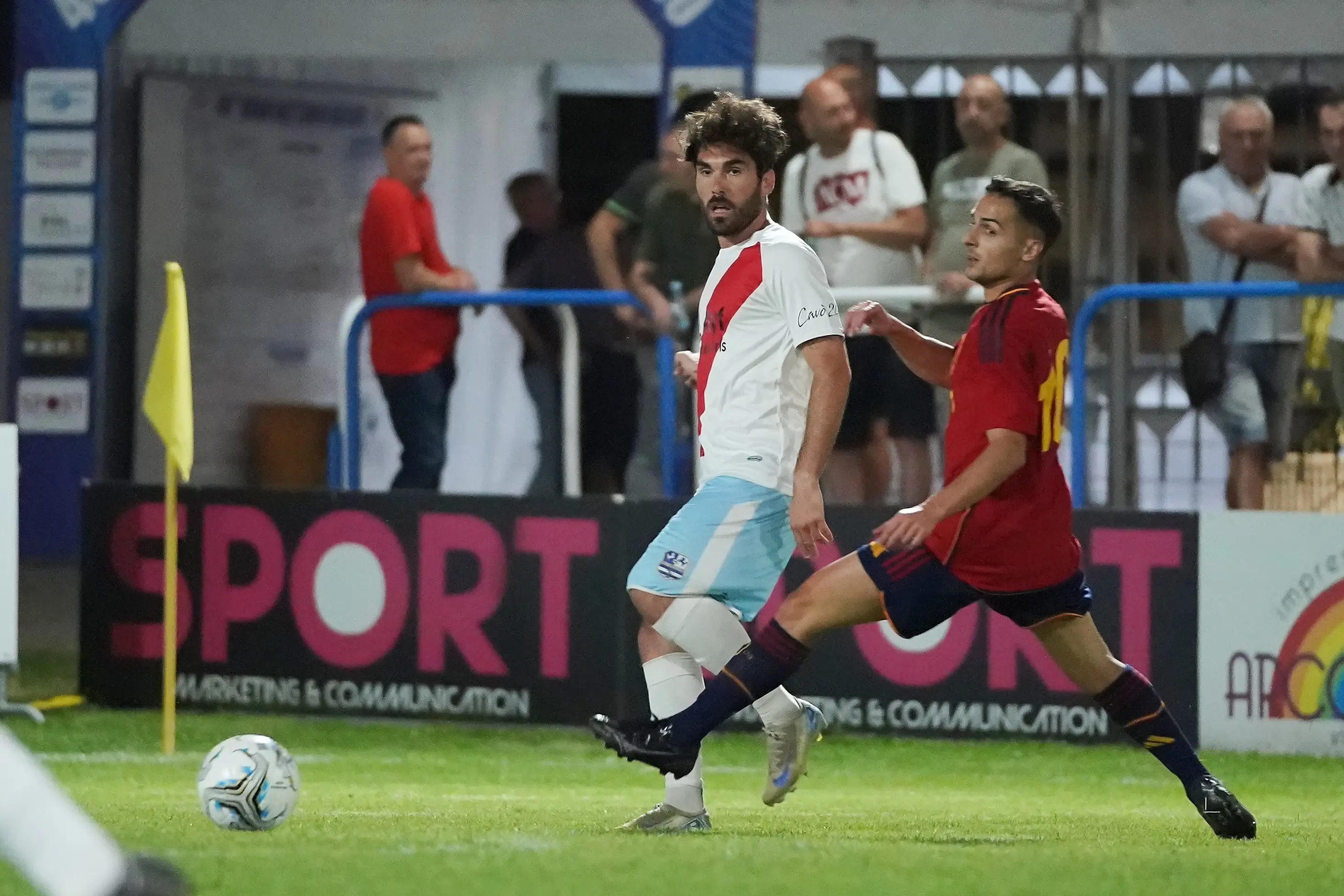 SPORT CALCIO 46¡ GRAN NOTTURNO MACLODIO G1 INAUGURAZIONE ALTA SERBATOI DAL 1955 A BRESCIA/ARICI DARIO - LOGISTICA UNO/OPPEANO(VR) NELLA FOTO PAULETTO E FRASSINE 09-06-2025 perteghella@newreporter