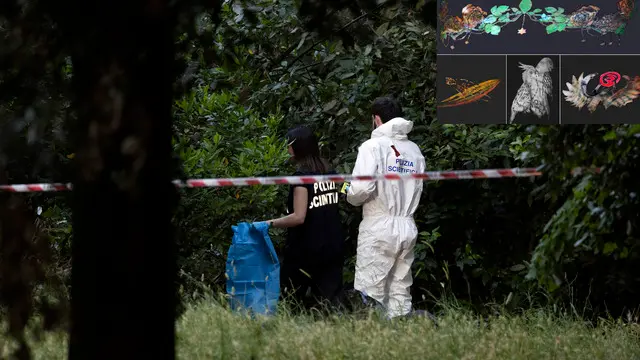 La zona del ritrovamento del cadavere del infante. Roma, 7 giugno 2025 ANSA/MASSIMO PERCOSSI
