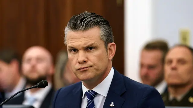 epa12168319 US Secretary of Defense Pete Hegseth during a hearing of House Committee on Appropriations, Subcommittee of Defence at the US Capitol, in Washington, DC, USA, 10 June 2025. EPA/WILL OLIVER