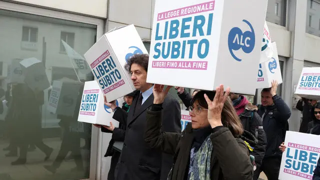 in occasione della visita della Commissione antidiscriminazione del Senato al Memoriale della Shoah di Milano, Milano 15 Gennaio 2024 ANSA / MATTEO BAZZI