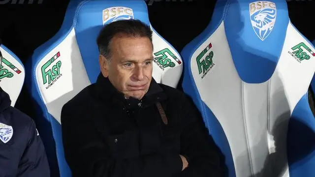 Brescia's chairman Massimo Cellino sits on the bench during the Italian Serie A soccer match Brescia Calcio vs AC Milan at the Mario Rigamonti stadium in Brescia, Italy, 24 January 2020. ANSA/FILIPPO VENEZIA
