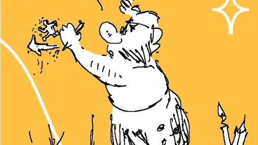 Pitoon, i pitoti in cartoon - Illustrazione Sergio Staino