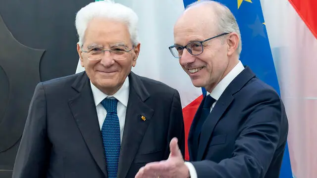Lussemburgo - Il Presidente della Repubblica Sergio Mattarella con il Primo Ministro del Granducato di Lussemburgo, Luc Frieden, oggi 11 giugno 2025. (Foto di Paolo Giandotti - Ufficio Stampa per la Stampa e la Comunicazione della Presidenza della Repubblica)