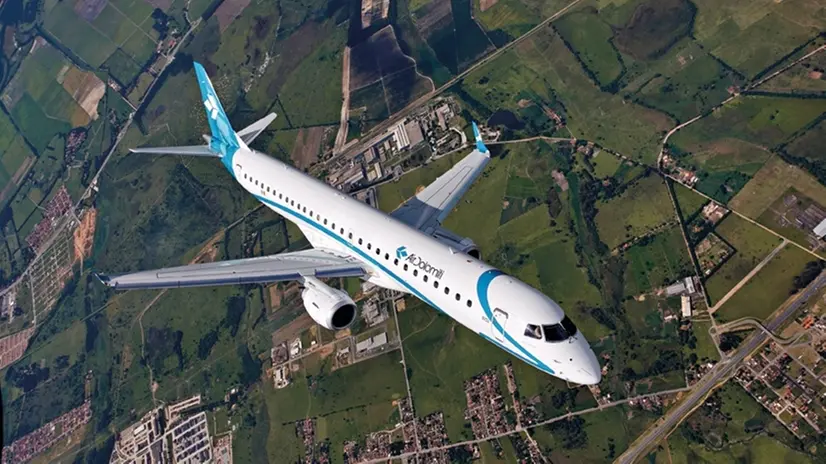 Un velivolo Air Dolomiti