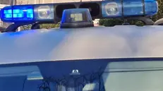 Auto polizia generica ad Ancona