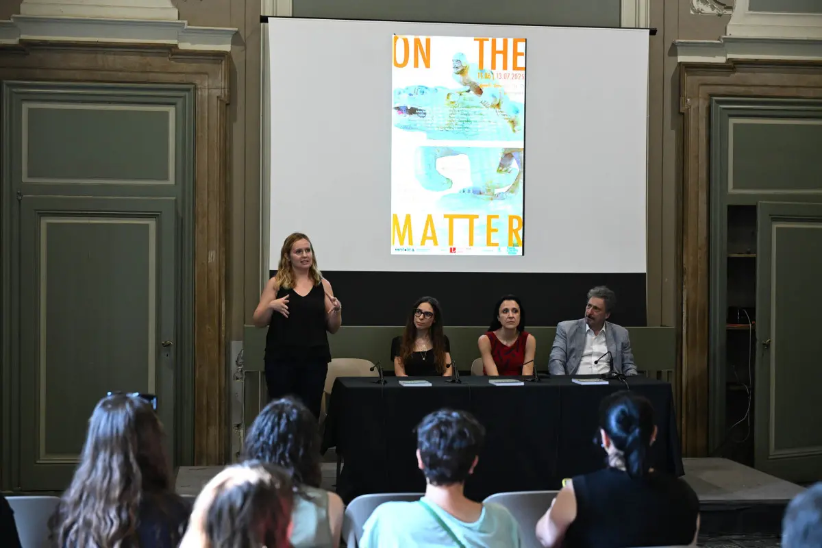 L'inaugurazione della mostra «On The Matter» al Mo.Ca
