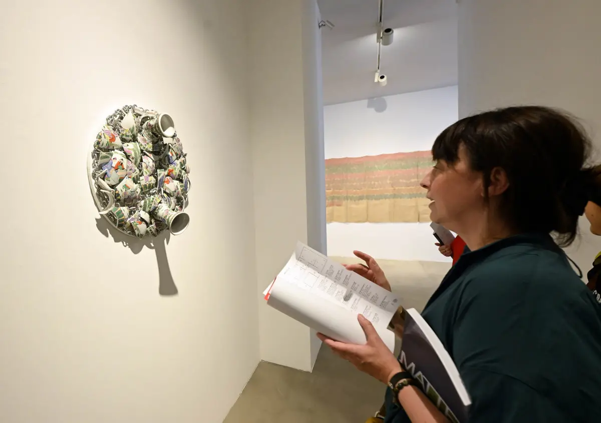 L'inaugurazione della mostra «On The Matter» al Mo.Ca