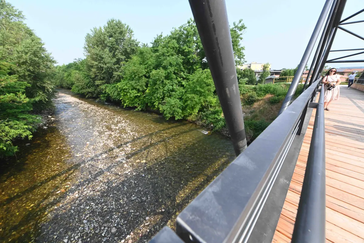 L'inaugurazione del ponte che unisce Roncadelle e Brescia