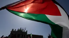 Manifestazione pro Palestina. Roma, 7 giugno 2025 ANSA/MASSIMO PERCOSSI