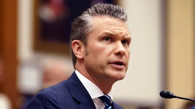 epa12171731 US Defense Secretary Pete Hegseth attends a hearing of the House Committee on Armed Services to discuss the Department of Defense Fiscal Year 2026 Budget Request at the US Capitol, Washington, DC, USA, 12 June 2025. EPA/WILL OLIVER