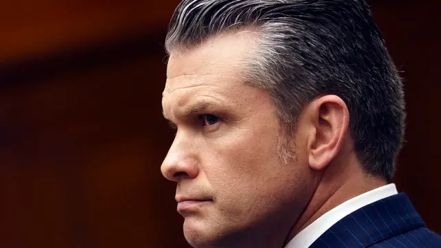 epa12171732 US Defense Secretary Pete Hegseth attends a hearing of the House Committee on Armed Services to discuss the Department of Defense Fiscal Year 2026 Budget Request at the US Capitol, Washington, DC, USA, 12 June 2025. EPA/WILL OLIVER