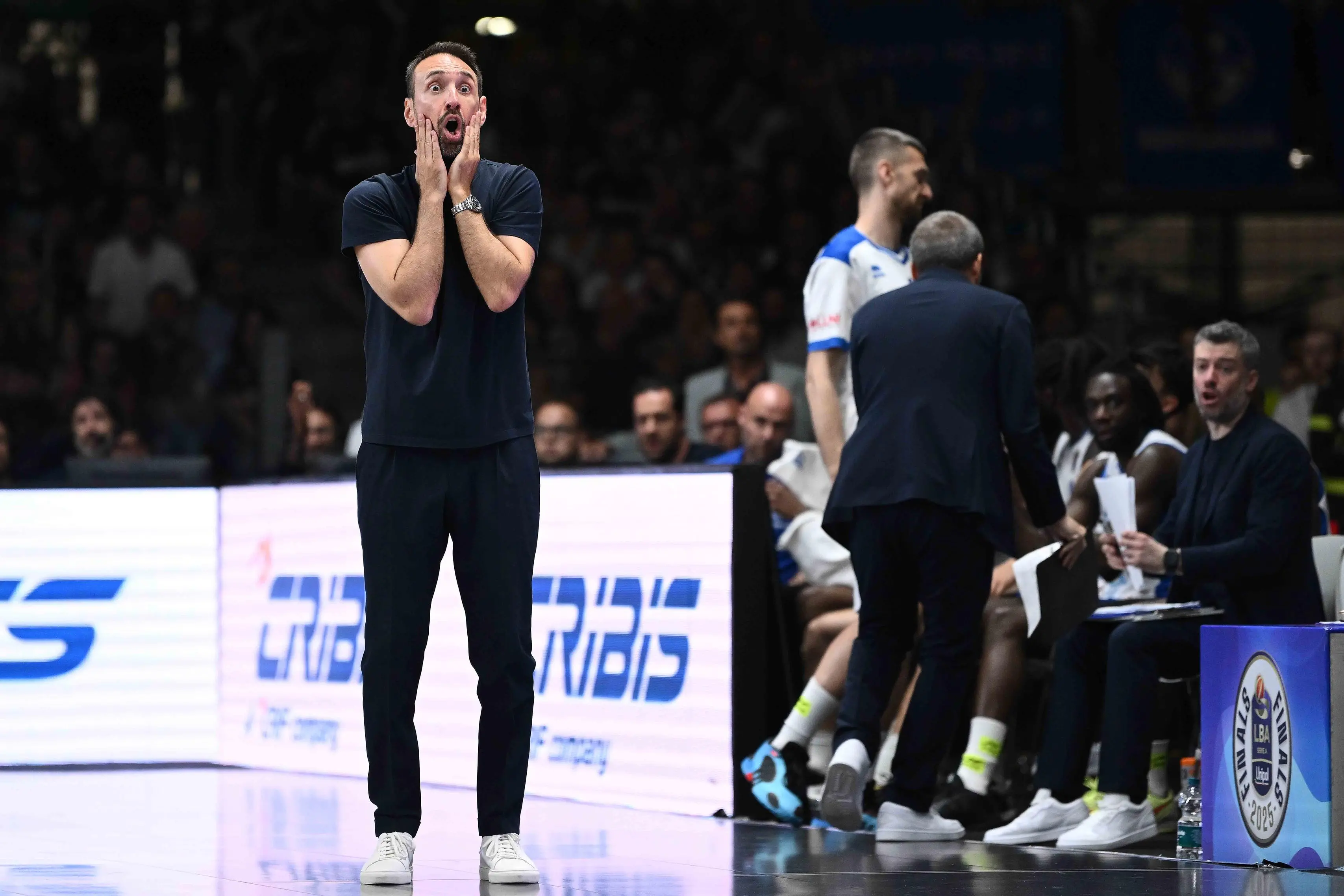Giuseppe Poeta Segafredo Virtus Bologna - Pallacanestro Germani Brescia LBA Legabasket Serie A Unipol 2024/2025 Playoff - Finale - Gara 1 Bologna, 12/06/2025 Foto MassimoCeretti / Ciamillo-Castoria