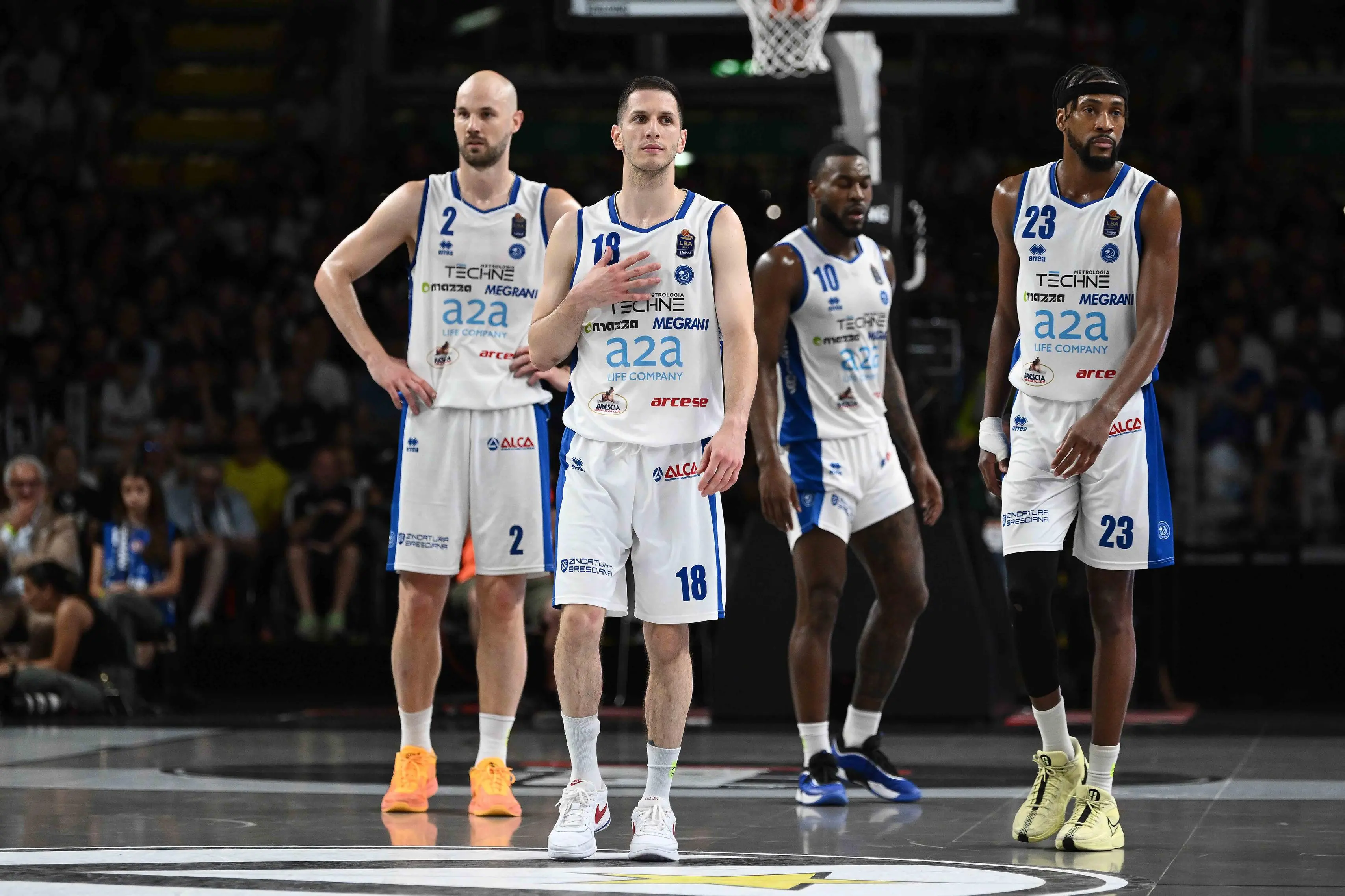 Team Segafredo Virtus Bologna - Pallacanestro Germani Brescia LBA Legabasket Serie A Unipol 2024/2025 Playoff - Finale - Gara 1 Bologna, 12/06/2025 Foto MassimoCeretti / Ciamillo-Castoria