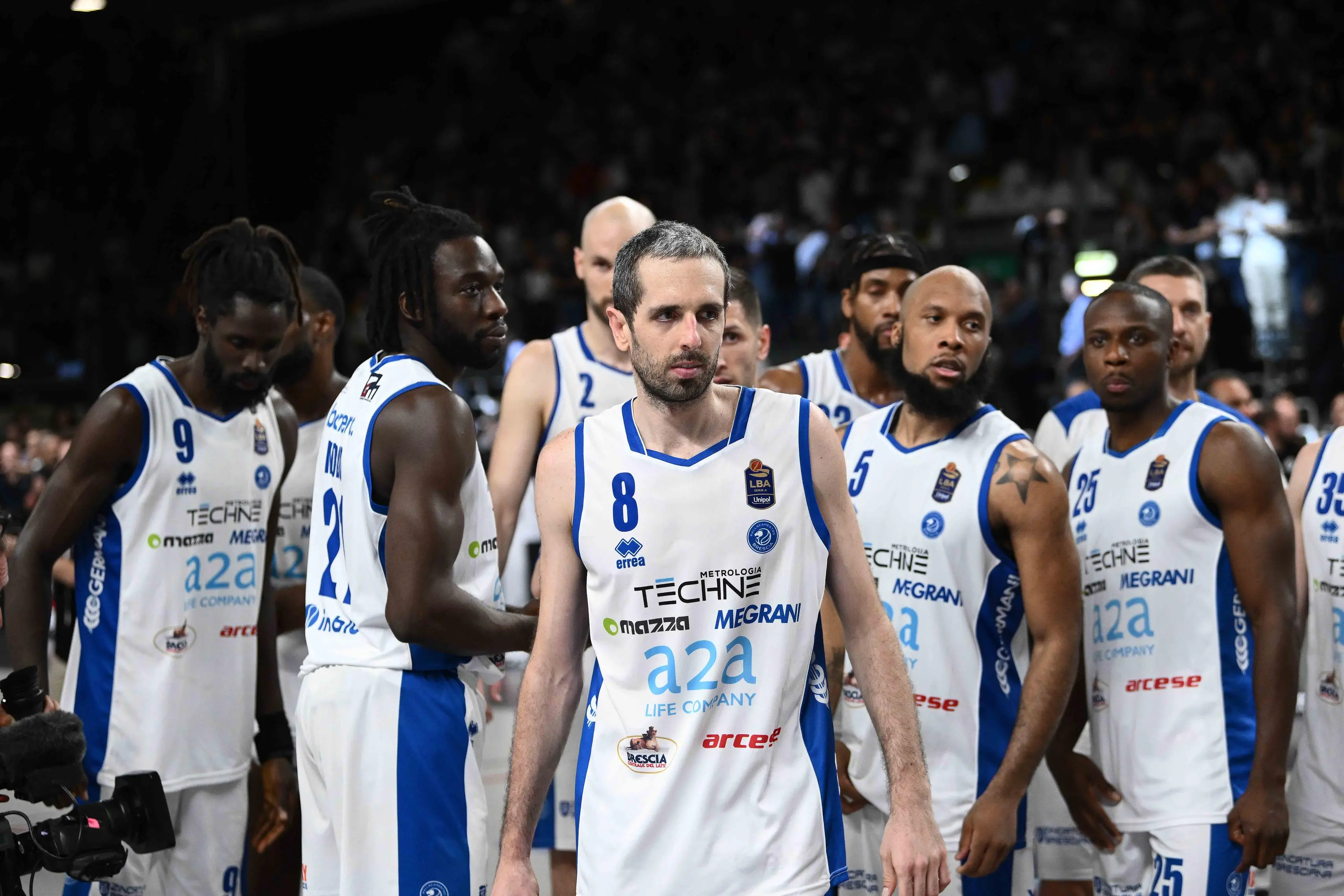 Team Segafredo Virtus Bologna - Pallacanestro Germani Brescia LBA Legabasket Serie A Unipol 2024/2025 Playoff - Finale - Gara 1 Bologna, 12/06/2025 Foto MassimoCeretti / Ciamillo-Castoria
