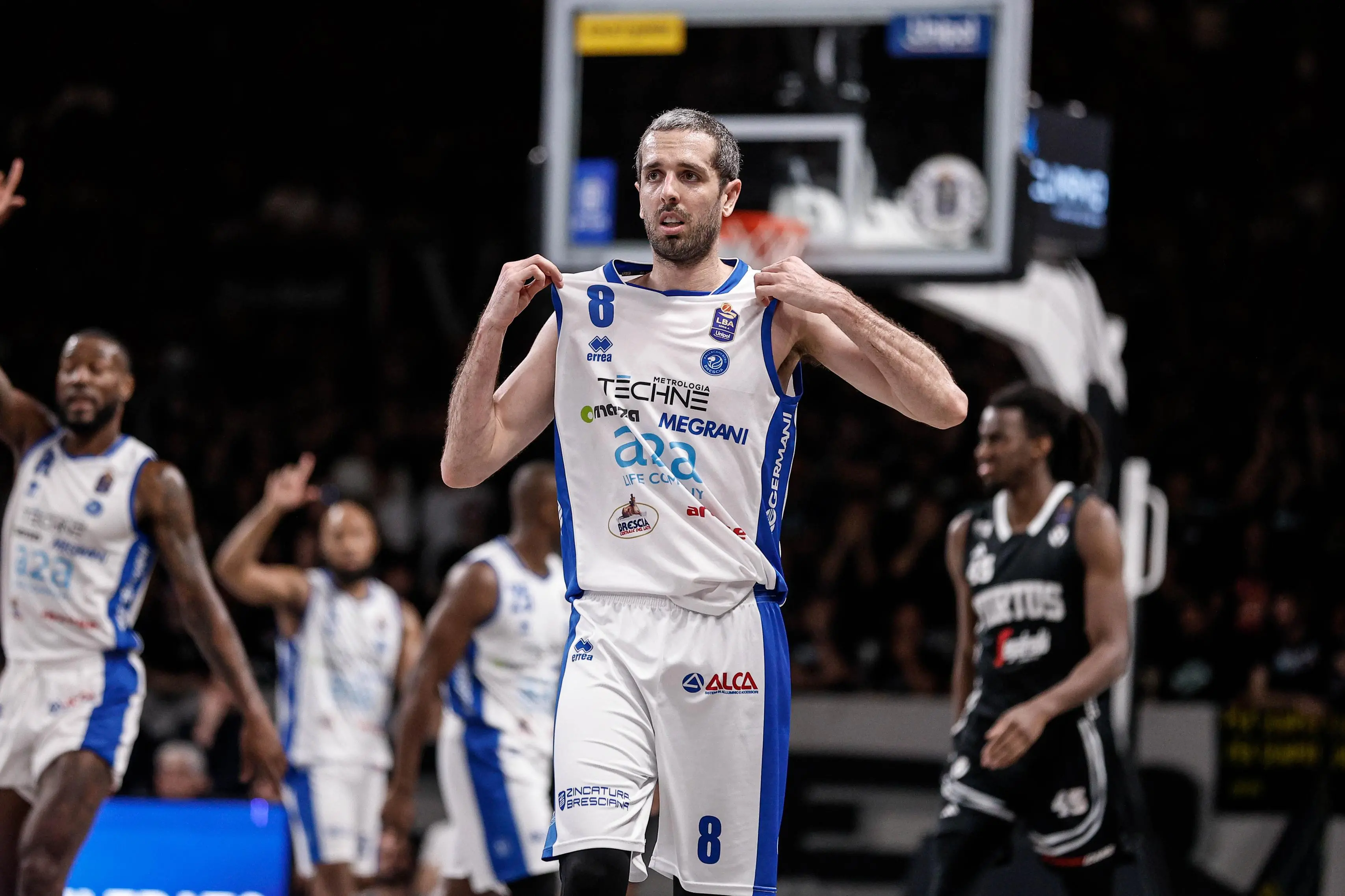 Amedeo Della Valle Segafredo Virtus Bologna - Pallacanestro Germani Brescia LBA Legabasket Serie A Unipol 2024/2025 Playoff - Finale - Gara 1 Bologna, 12/06/2025 Foto AlessiaDoniselli / Ciamillo-Castoria
