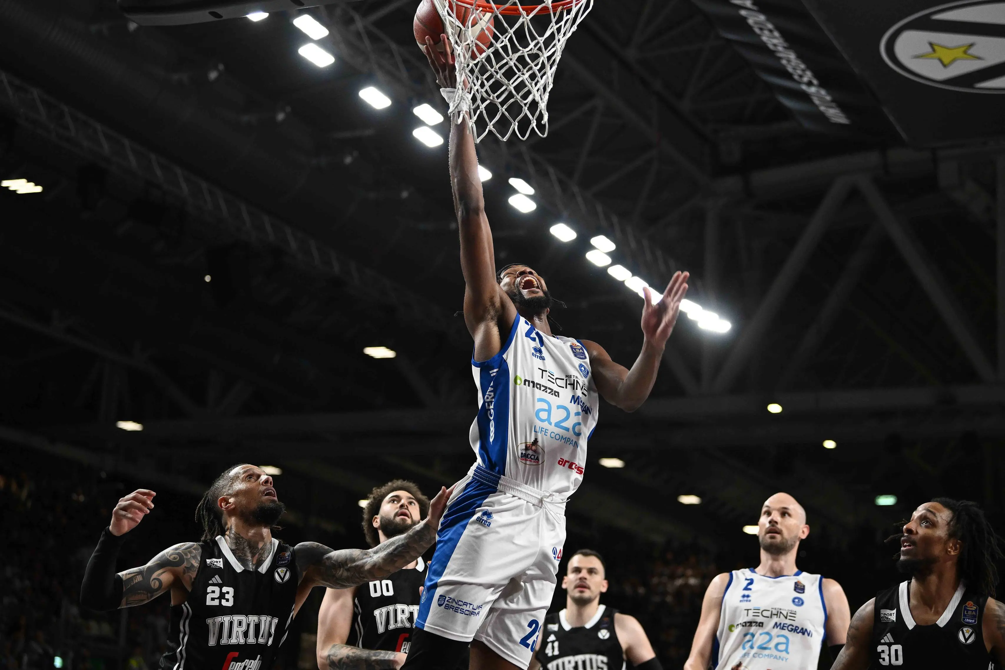 Demetre Rivers Segafredo Virtus Bologna - Pallacanestro Germani Brescia LBA Legabasket Serie A Unipol 2024/2025 Playoff - Finale - Gara 1 Bologna, 12/06/2025 Foto MassimoCeretti / Ciamillo-Castoria