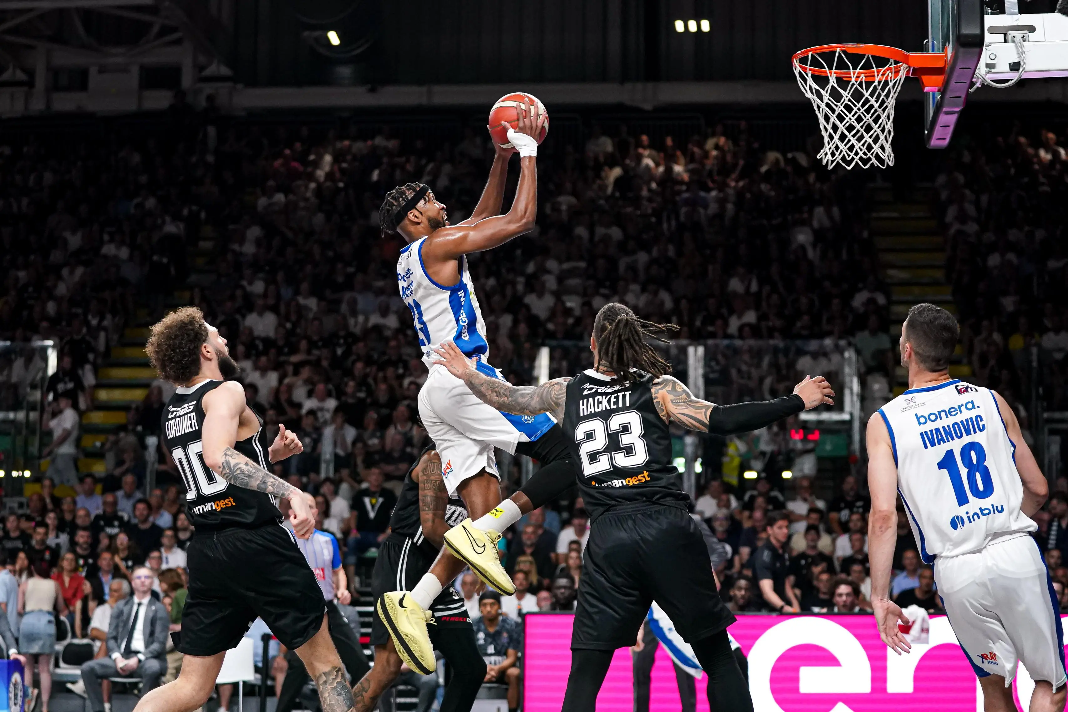 Demetre Rivers Segafredo Virtus Bologna - Germani Brescia LBA Legabasket Serie A Unipol 2024-2025 Playoff -Finali - Gara 1 Bologna, 12/06/2025 Foto S.Ponticelli / Ciamillo-Castoria