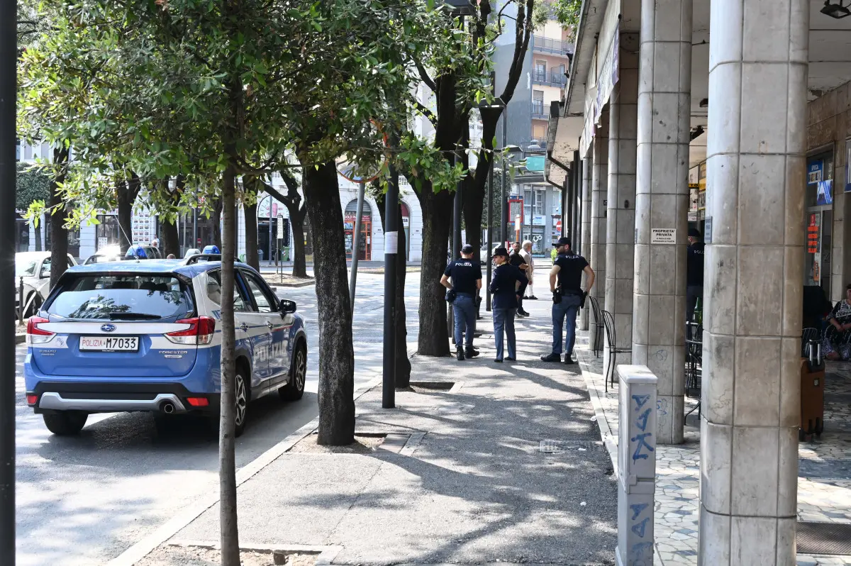 I controlli in stazione della Polizia