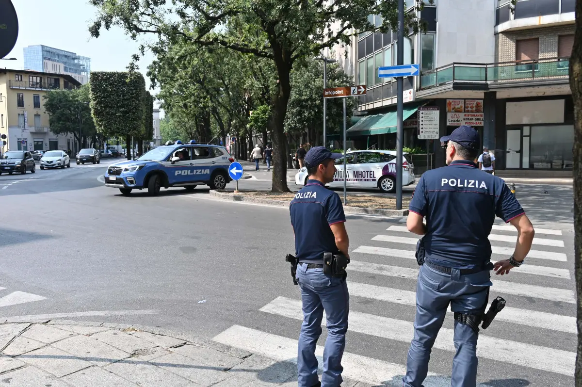 I controlli in stazione della Polizia