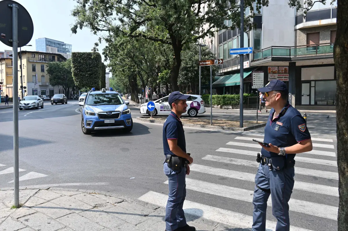 I controlli in stazione della Polizia