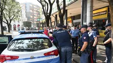 I controlli in stazione della Polizia