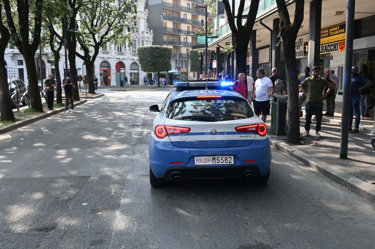 I controlli in stazione della Polizia