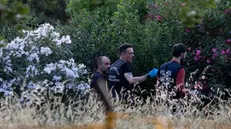 La zona del ritrovamento del cadavere della donna. Roma, 7 giugno 2025 ANSA/MASSIMO PERCOSSI