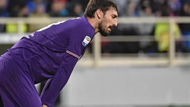 Fiorentina's Davide Astori reacts during the Italian Serie A soccer match ACF Fiorentina vs AS Roma at Artemio Franchi stadium in Florence, Italy, 05 November 2017. ANSA/MAURIZIO DEGL'INNOCENTI