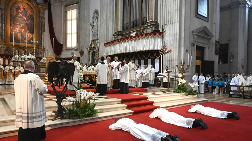 In Cattedrale l'ordinazione di tre nuovi sacerdoti
