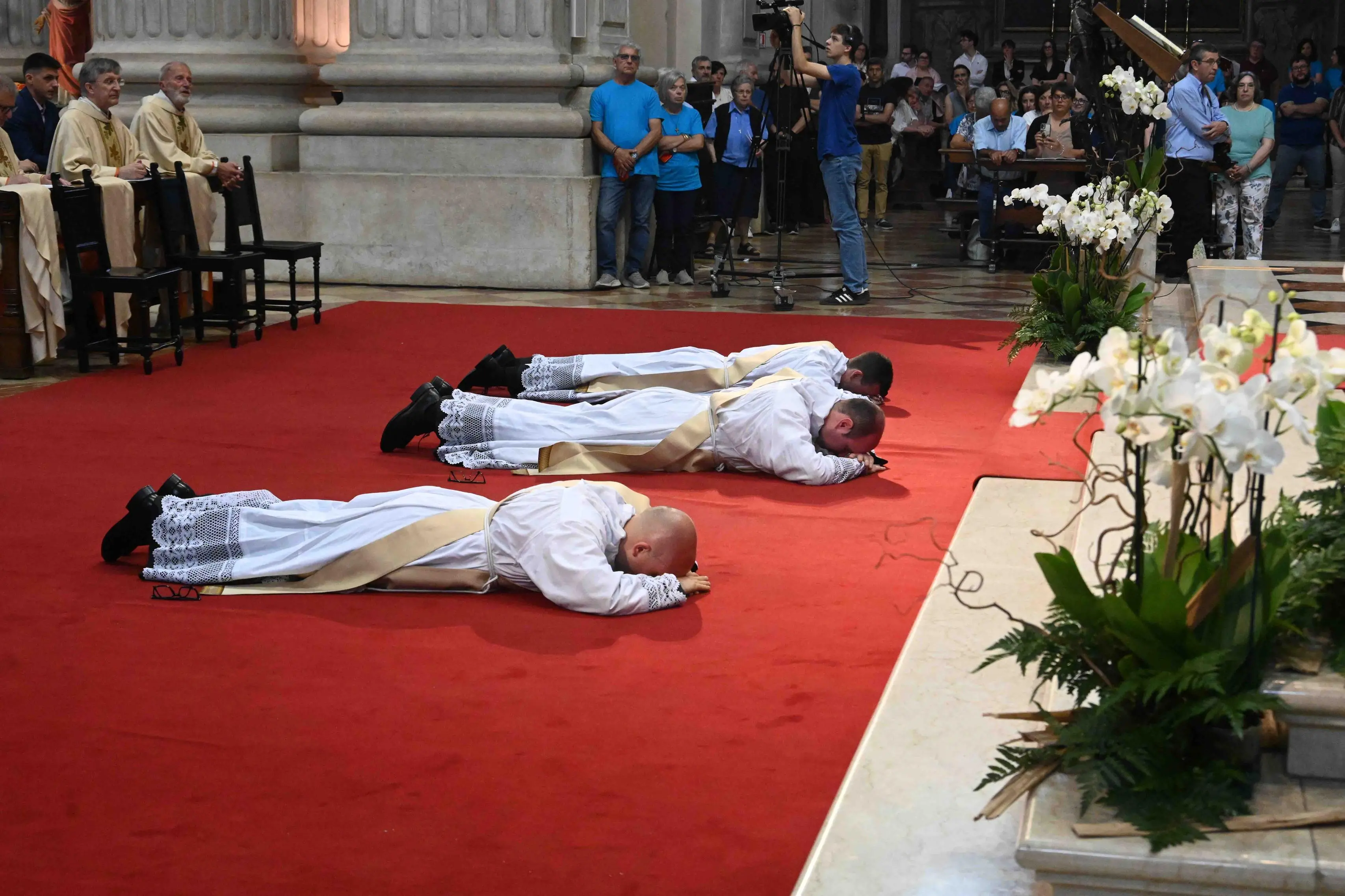 In Cattedrale l'ordinazione di tre nuovi sacerdoti