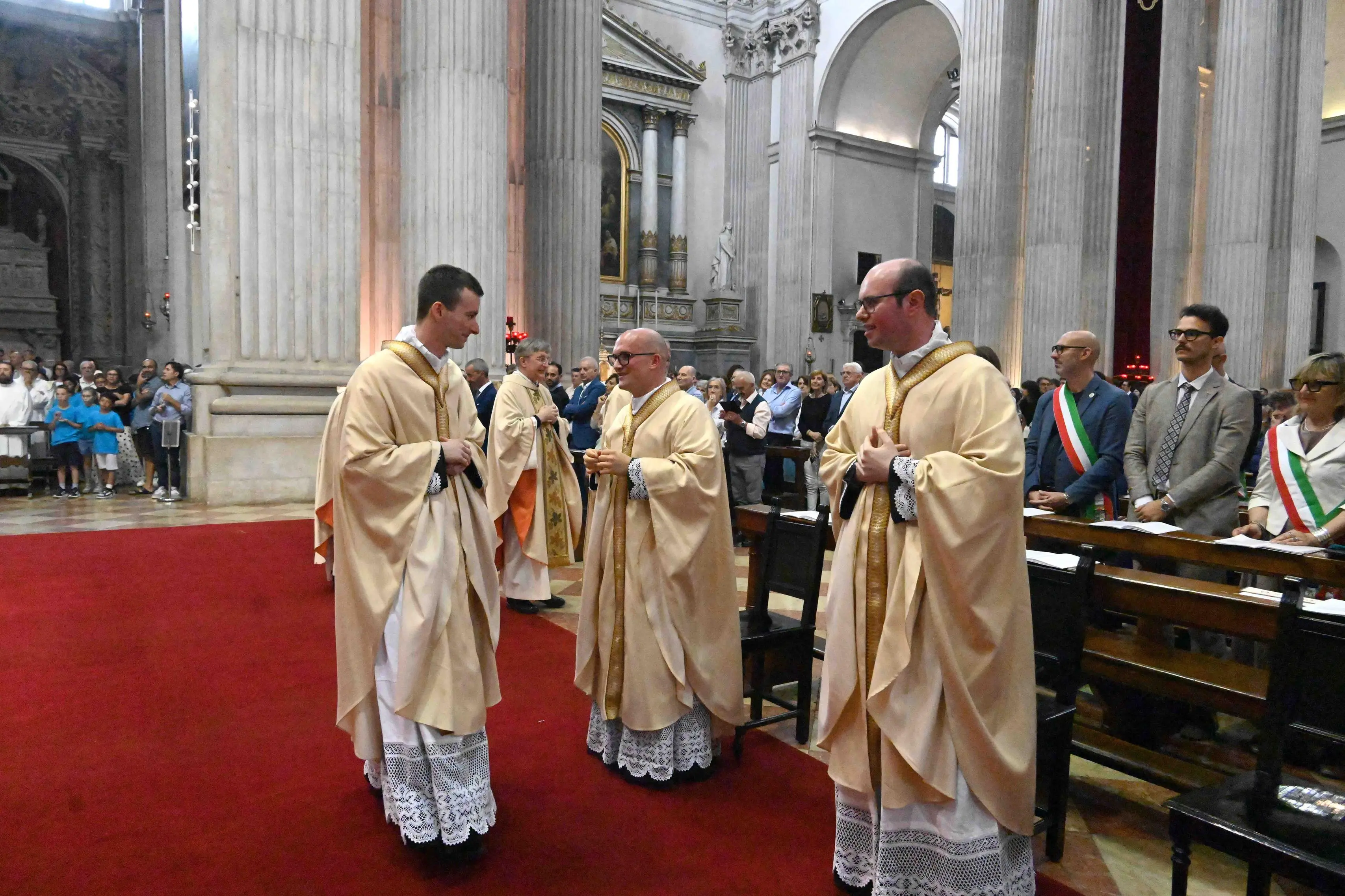 In Cattedrale l'ordinazione di tre nuovi sacerdoti