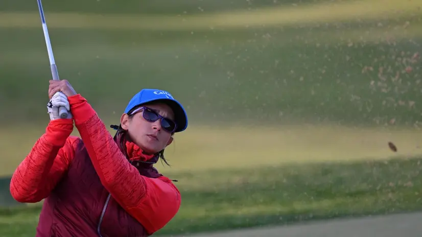 Alla Tanfoglio alle prese con il golf