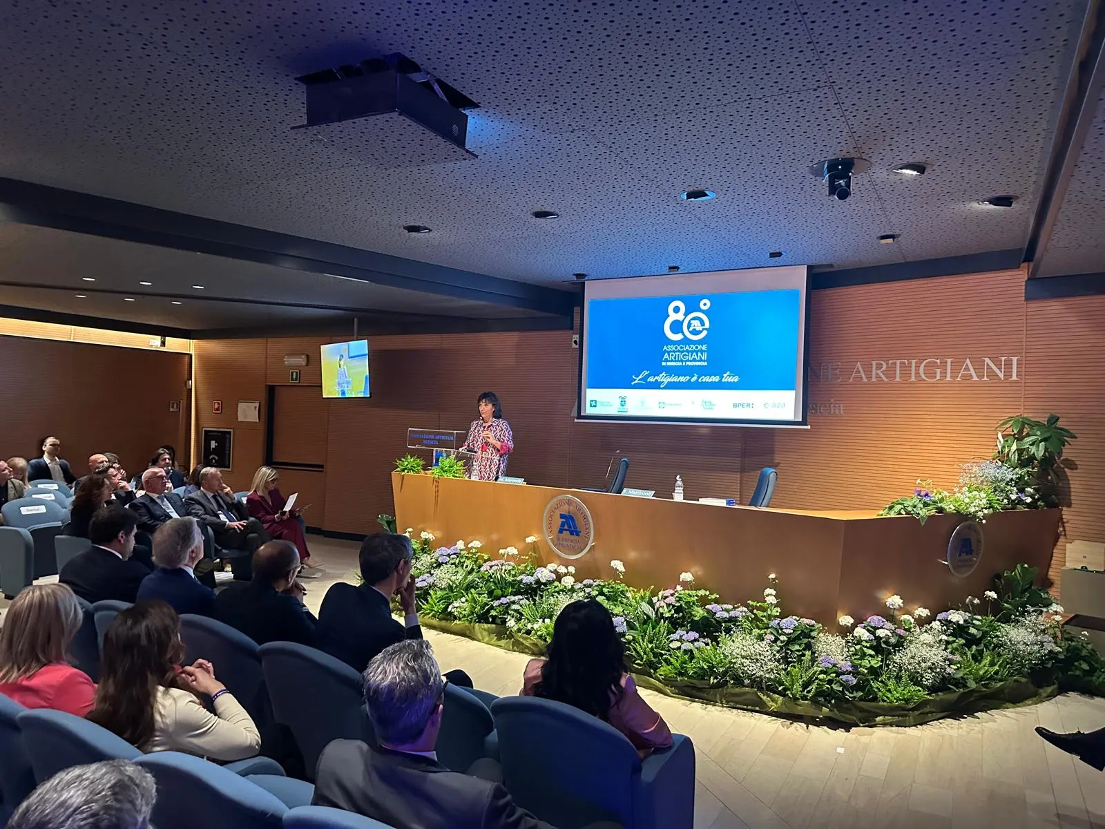 L'Associazione Artigiani di Brescia nella sede in via Cefalonia festeggia gli 80 anni