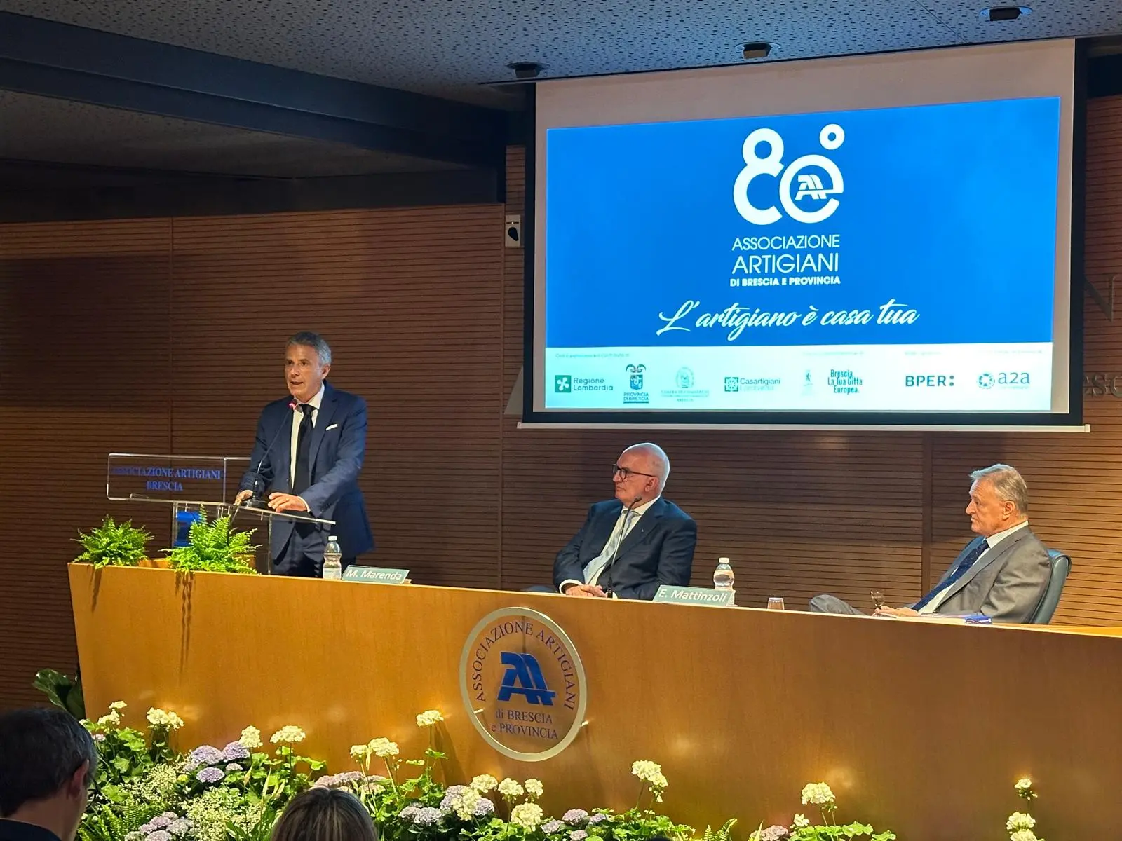 L'Associazione Artigiani di Brescia nella sede in via Cefalonia festeggia gli 80 anni