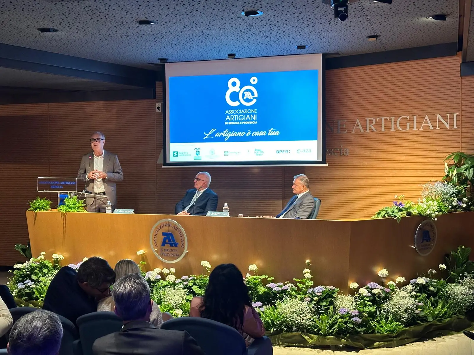 L'Associazione Artigiani di Brescia nella sede in via Cefalonia festeggia gli 80 anni