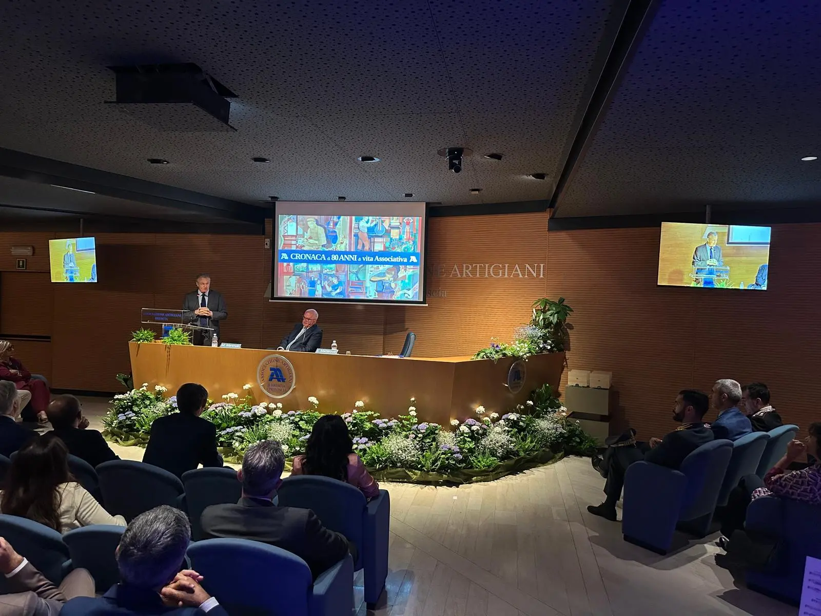 L'Associazione Artigiani di Brescia nella sede in via Cefalonia festeggia gli 80 anni