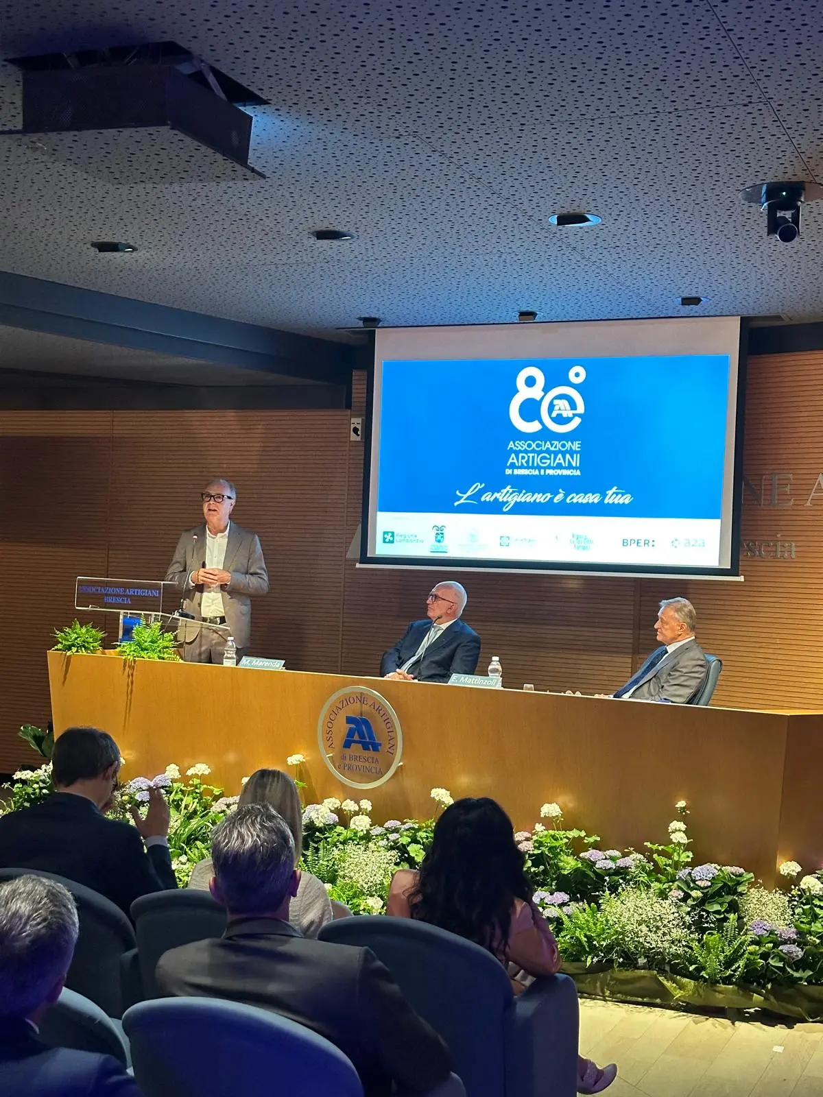 L'Associazione Artigiani di Brescia nella sede in via Cefalonia festeggia gli 80 anni