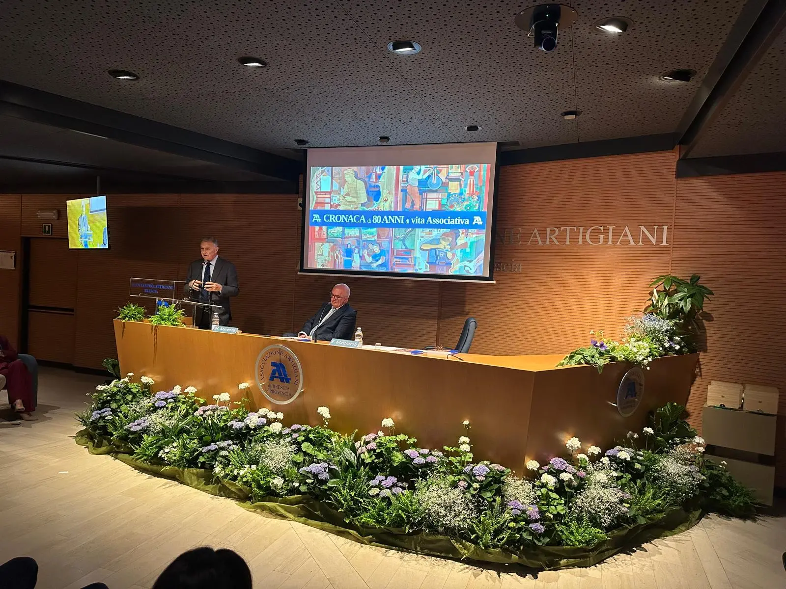 L'Associazione Artigiani di Brescia nella sede in via Cefalonia festeggia gli 80 anni
