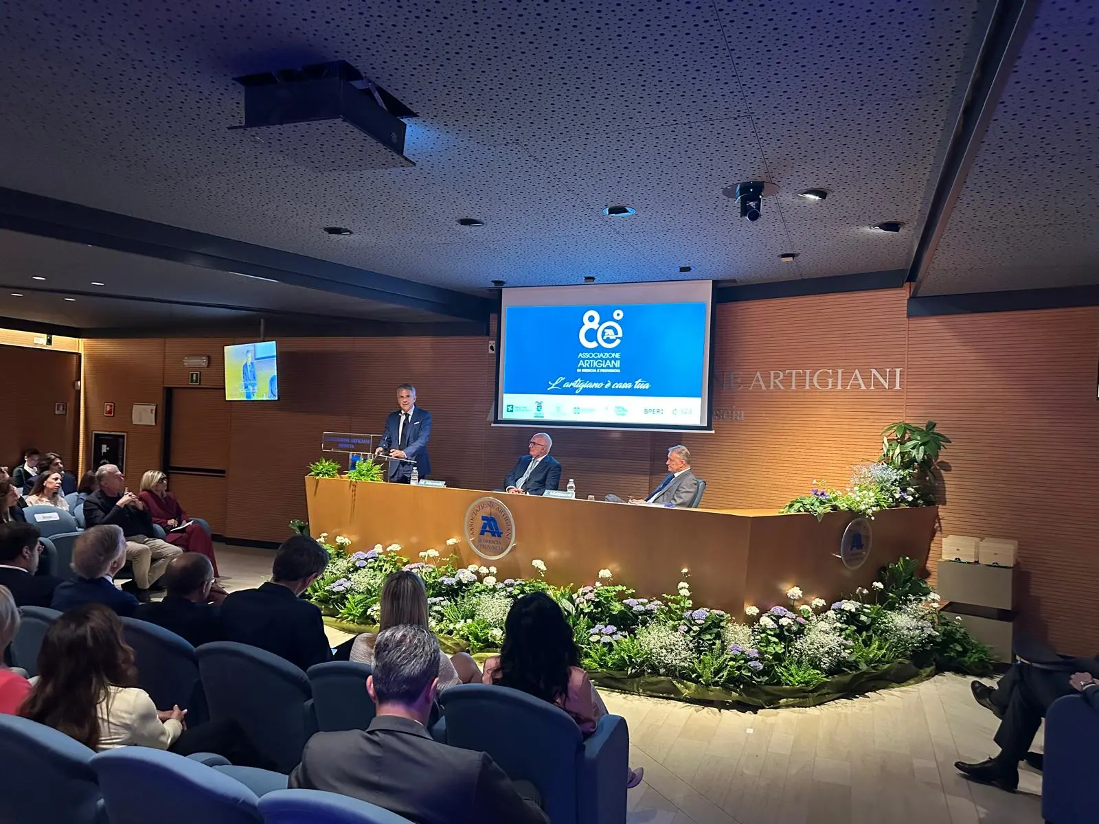 L'Associazione Artigiani di Brescia nella sede in via Cefalonia festeggia gli 80 anni