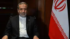 epa12150526 Iranian Foreign Minister Abbas Araghchi meets with Egyptian Foreign Minister Badr Abdelatty (not pictured) at the Hilton Cairo Heliopolis hotel in Cairo, Egypt, 02 June 2025. EPA/MOHAMED HOSSAM