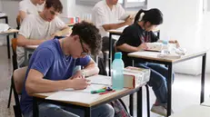 esami di maturità all’Istituto Tecnico Itis di Bresscia 19 giugno 2024. Ansa Filippo Venezia