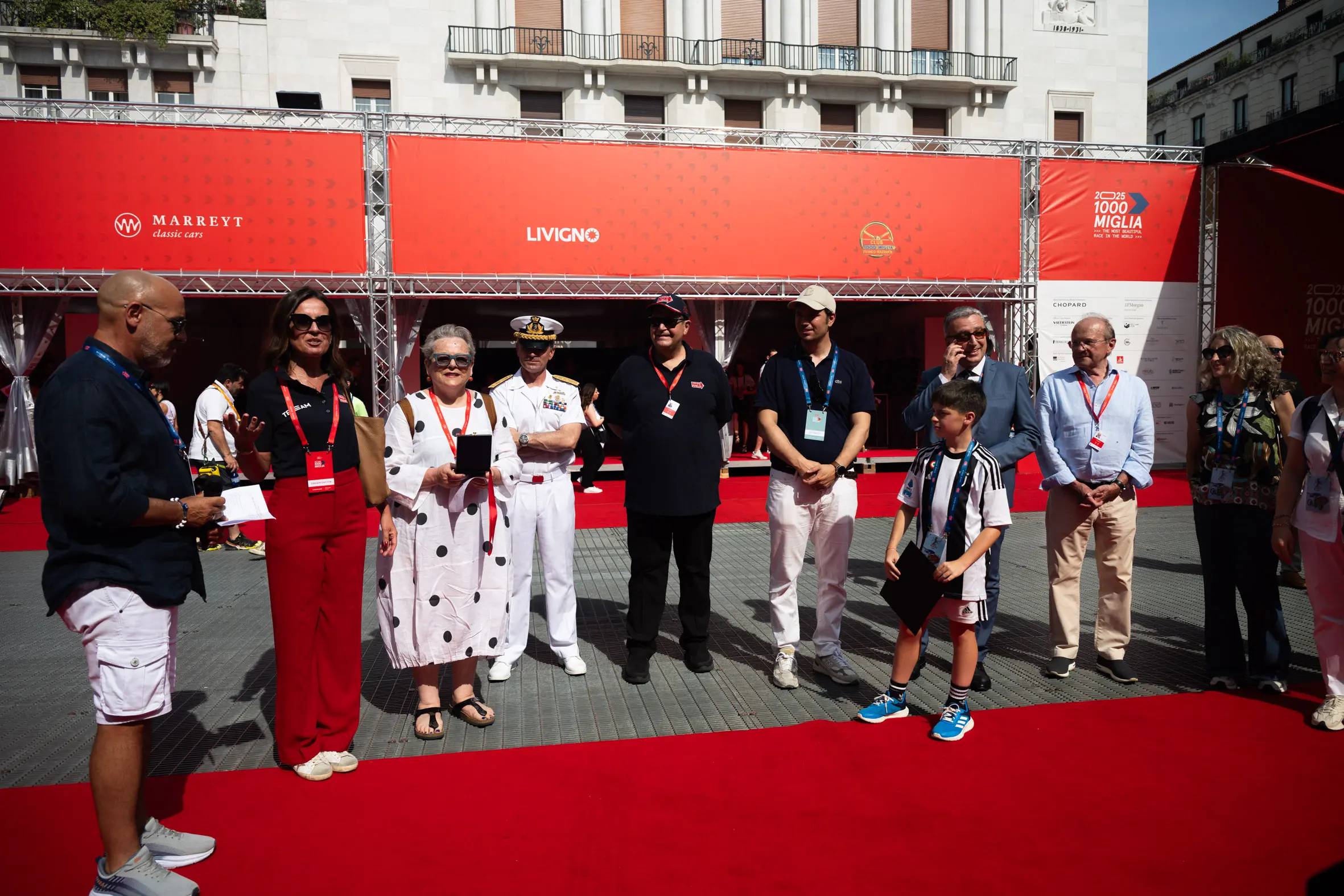 CRONACA BRESCIA MILLE MIGLIA 2025 INAUGURAZIONE VILLAGGIO NELLA FOTO UN MOMENTO   15-06-2025 Newreporter@Checchi-Favretto