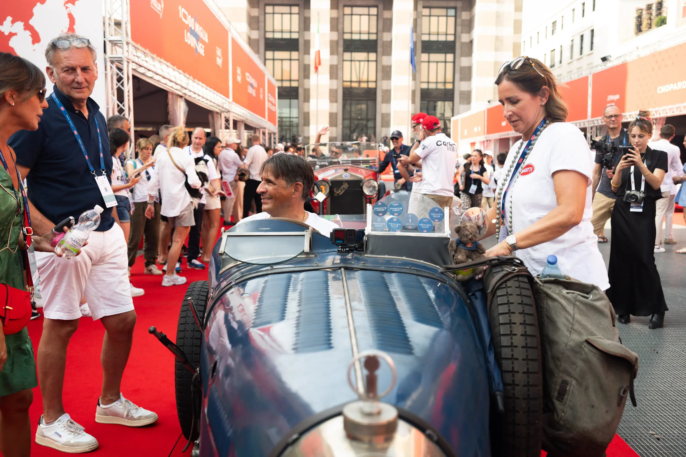 CRONACA BRESCIA MILLE MIGLIA 2025 INAUGURAZIONE VILLAGGIO NELLA FOTO UN MOMENTO   15-06-2025 Newreporter@Checchi-Favretto