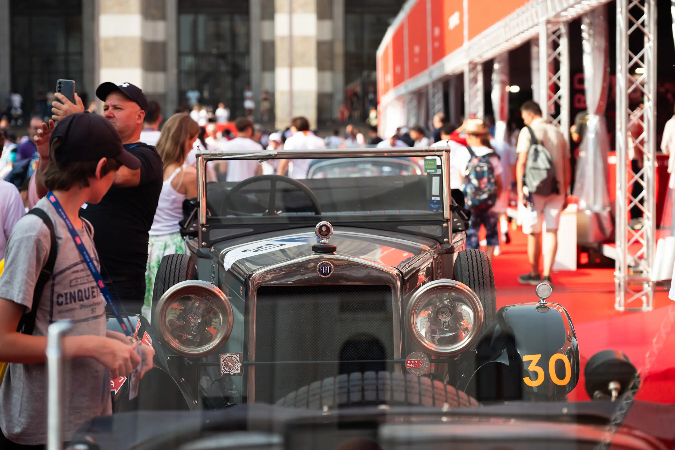 CRONACA BRESCIA MILLE MIGLIA 2025 INAUGURAZIONE VILLAGGIO NELLA FOTO UN MOMENTO   15-06-2025 Newreporter@Checchi-Favretto