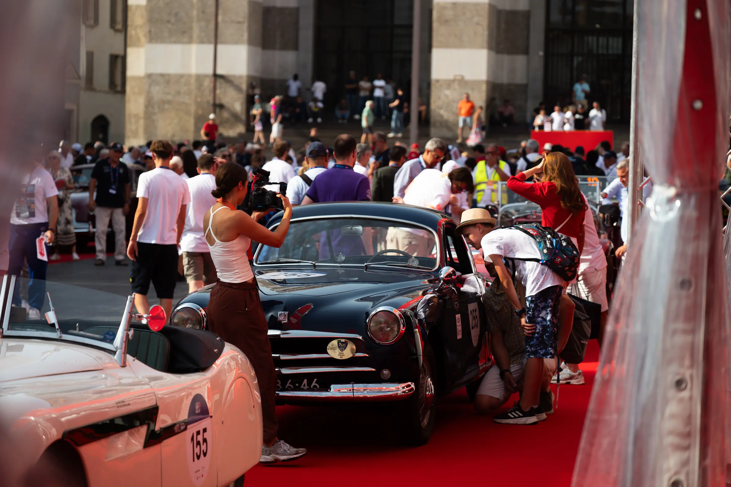 CRONACA BRESCIA MILLE MIGLIA 2025 INAUGURAZIONE VILLAGGIO NELLA FOTO UN MOMENTO   15-06-2025 Newreporter@Checchi-Favretto